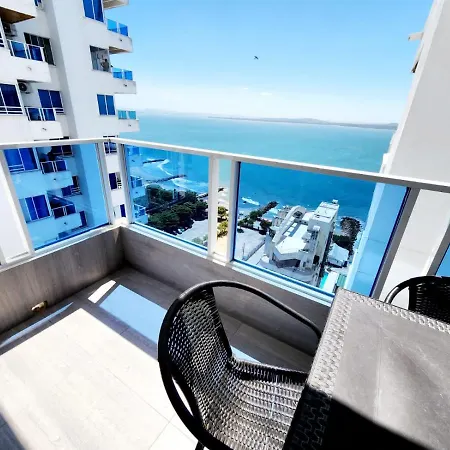 Bonito Apartamento De Alcoba Con Excelente Vista Al Mar *
